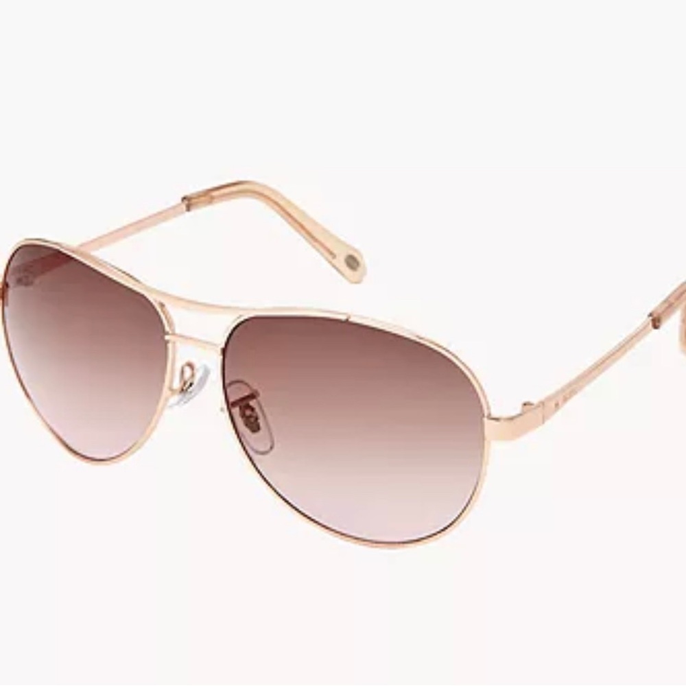 Panama Jack Aviator Sunglasses Rose Gold Gradient